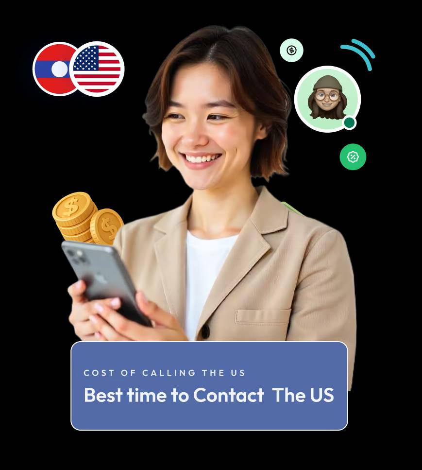 cost of calling usa from laos