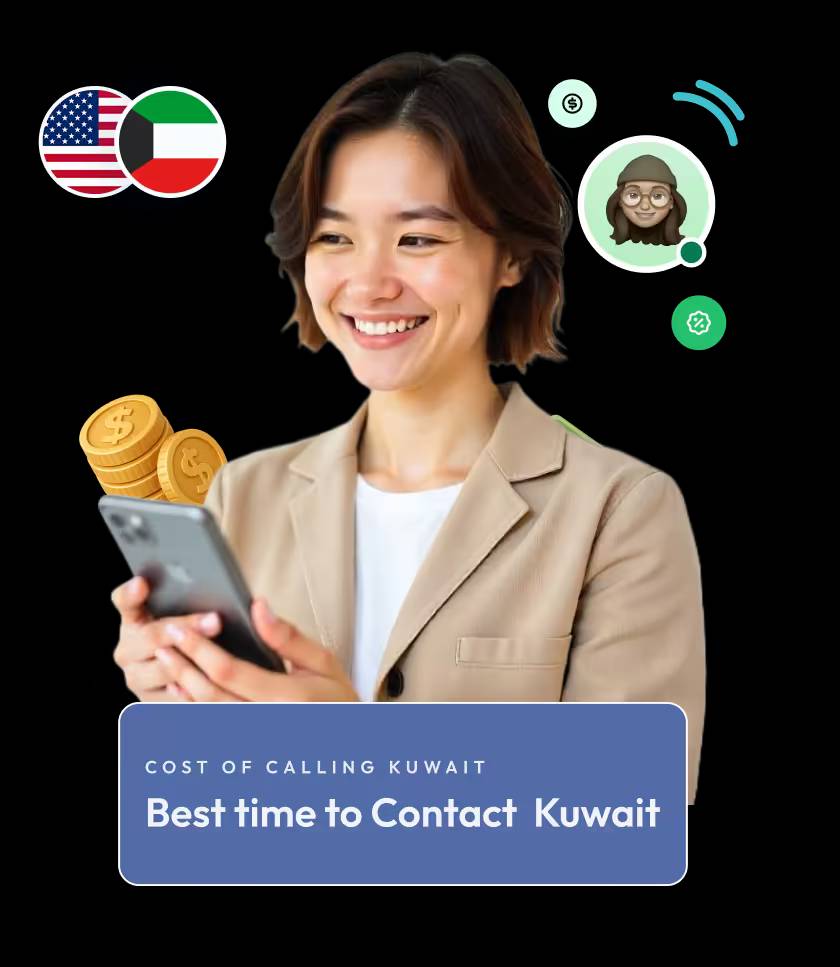 price to call kuwait from the usa