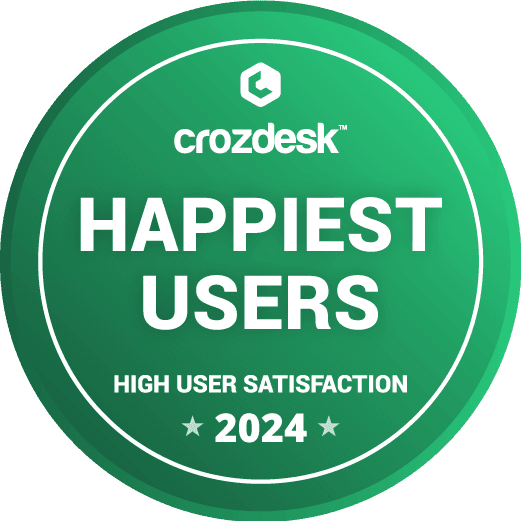Crozdesk Happiest Users 2024