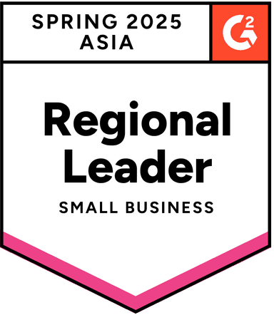 G2 Regional Leader Asia Small Business Spring 2025