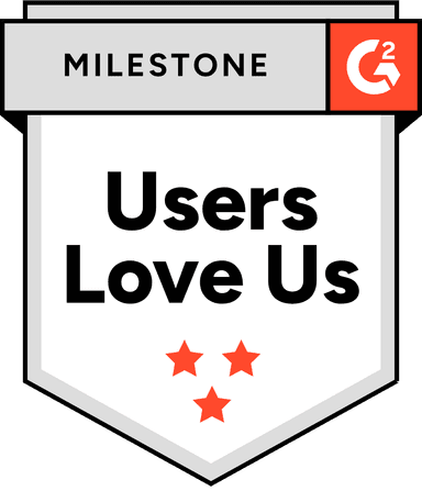 G2 Users Love Us Milestone