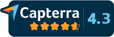 Capterra 4.3 Rating