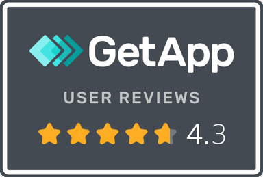GetApp 4.3 Rating