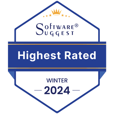 SoftwareSuggest Highest Rated Winter 2024