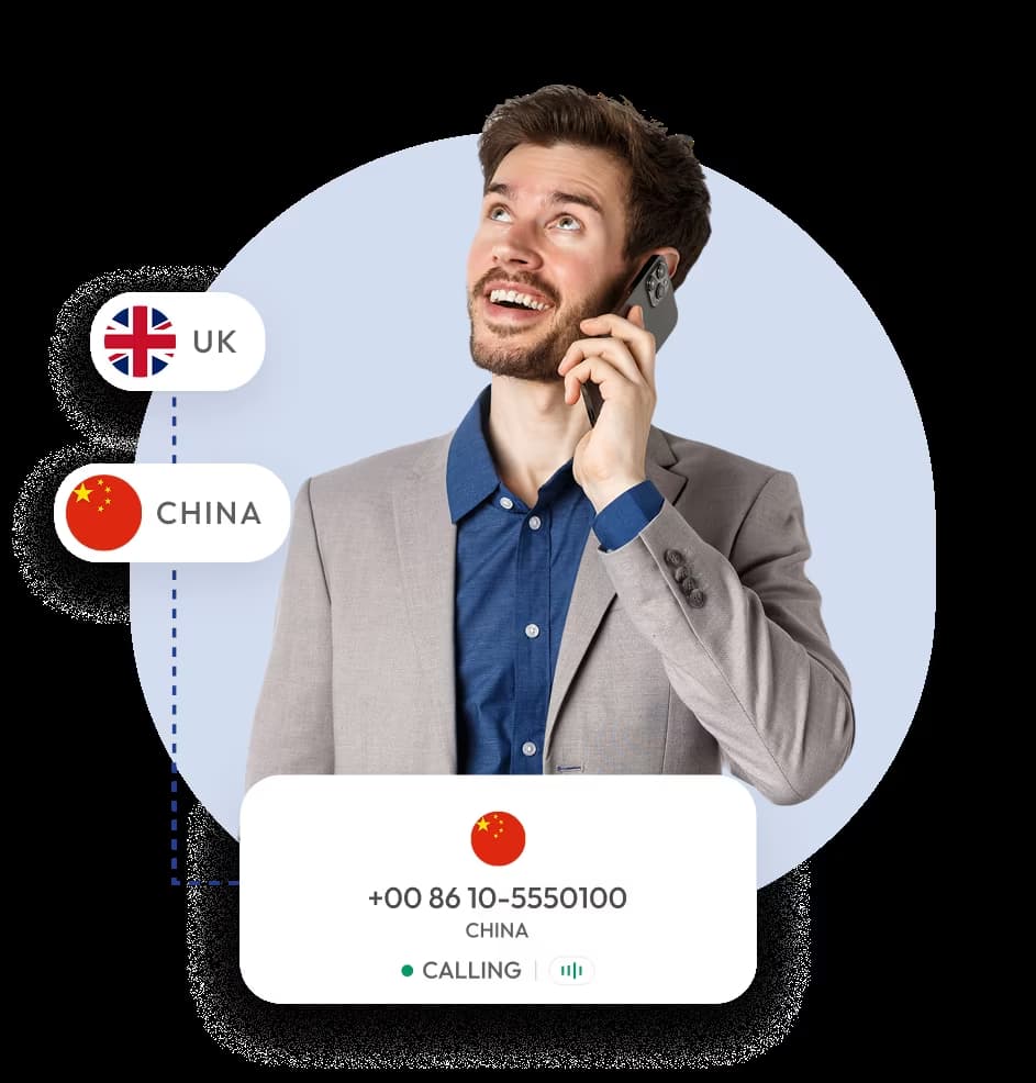 best time to call china from the uk