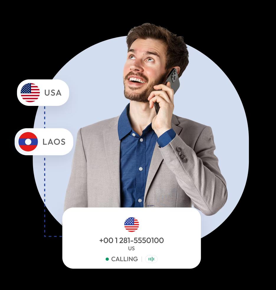 best time to call usa from the laos