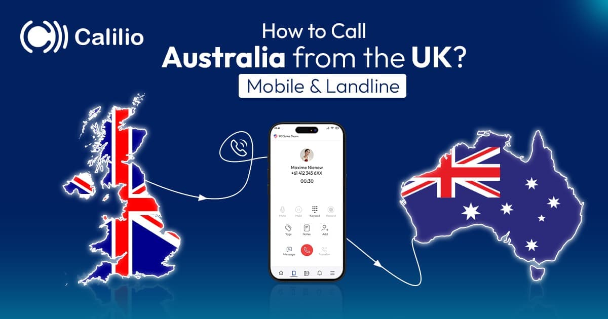 two persons in a call from Australia to UK