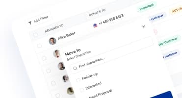 call disposition feature