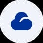 secure cloud storage icon