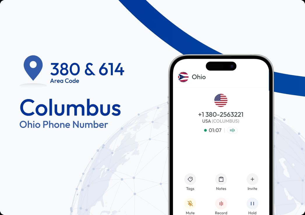 columbus ohio phone number in 380 and 614 area code