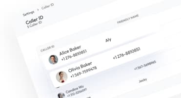 custom caller id feature