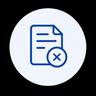 data deletion request icon