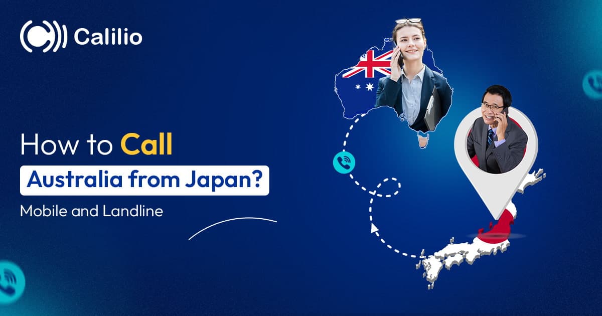 how to call australila from japan moblile and landline