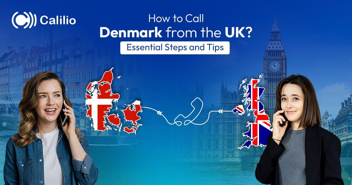 A girl calling from UK to Denmark.