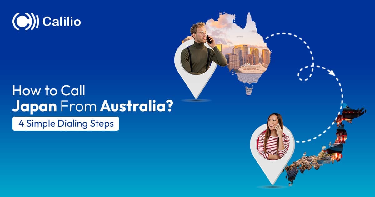 a person calling from australia to a person in japan