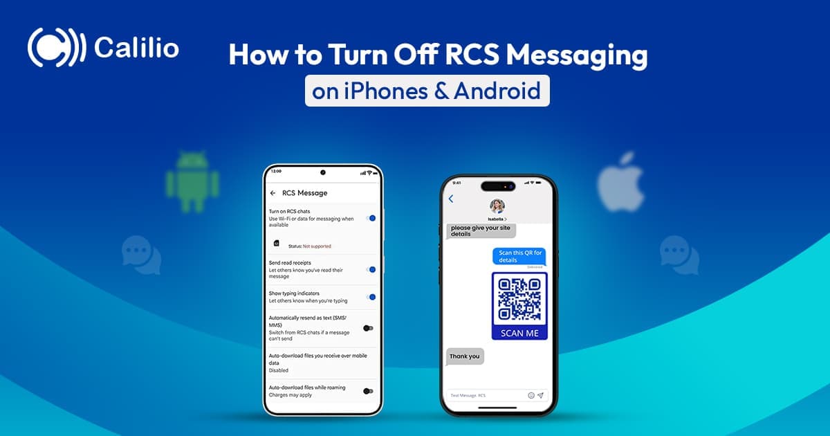 how to turn off rcs messaging in iphones and android