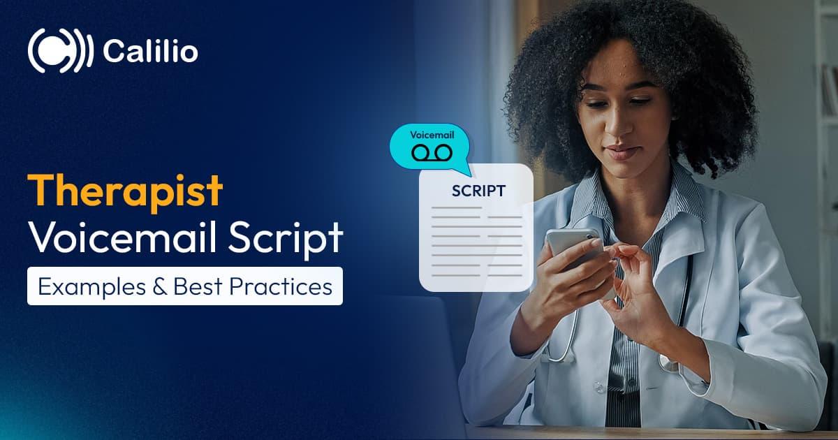 Therapist Voicemail Script: Examples & Best Practices