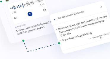 calilio voicemail transcription feature