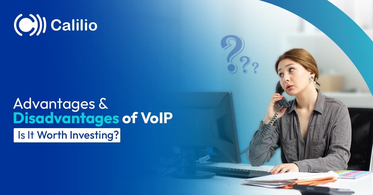 advantages and disadvantages of  Voip