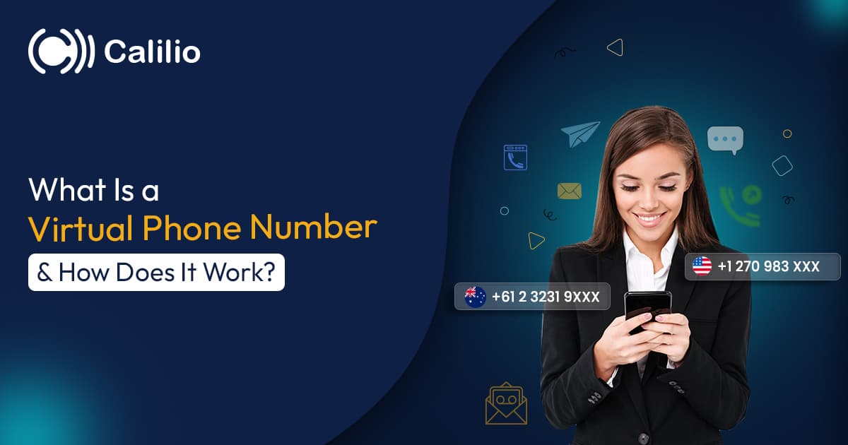 a man check a virtual number in mobile phone