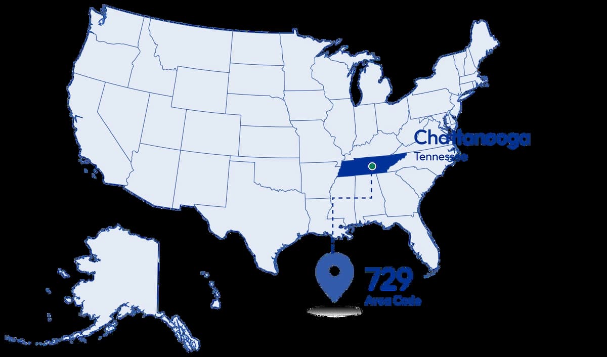location of 729 area code