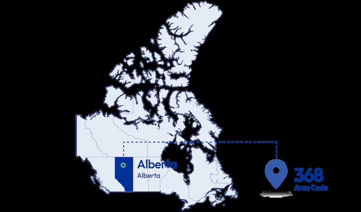 location of 368 area code
