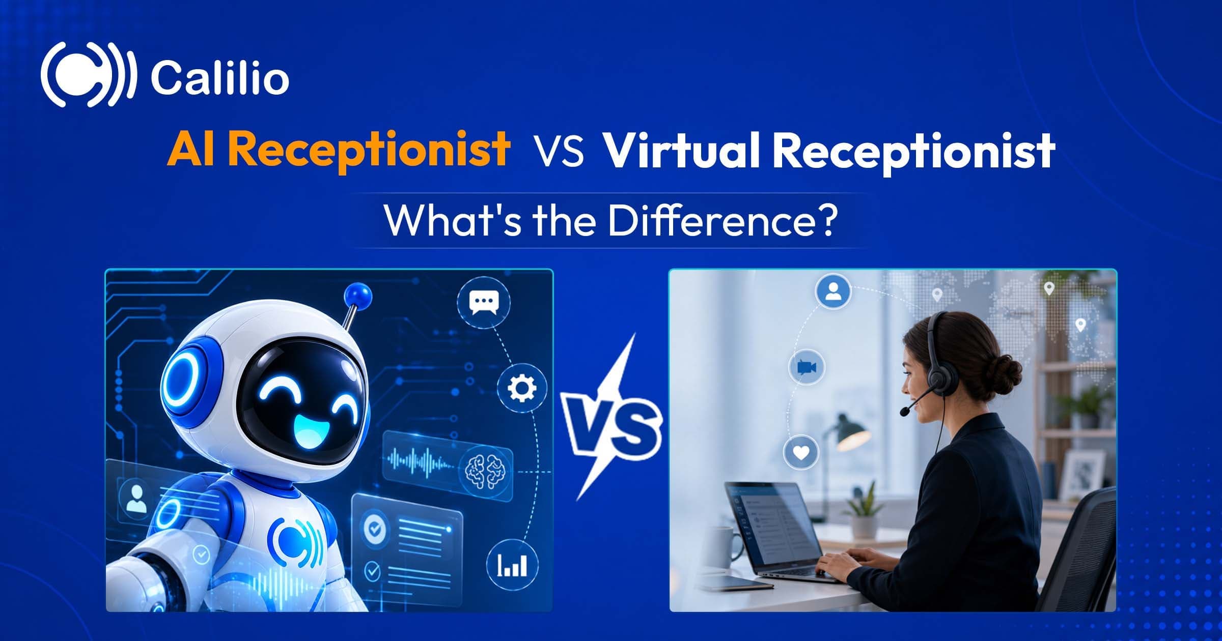 AI Receptionist vs Virtual Receptionist: What's the Difference?