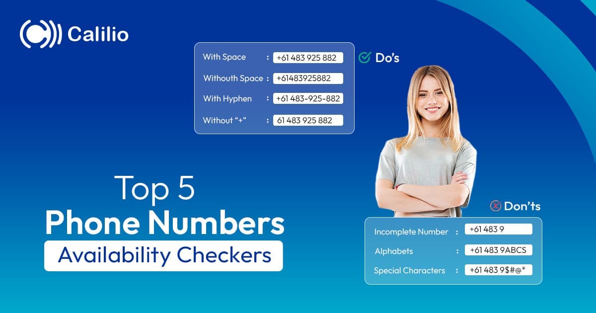 A girl searching for phone number availability