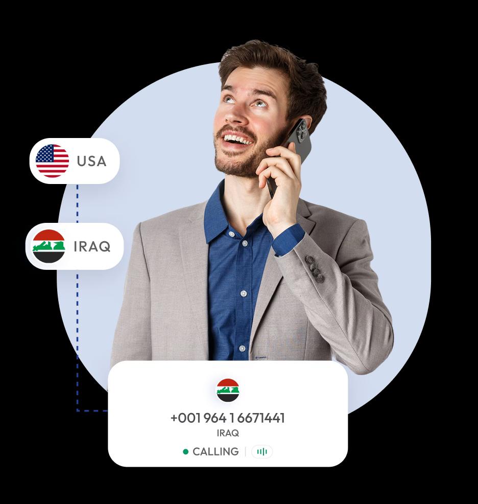 best time to call iraq from the usa