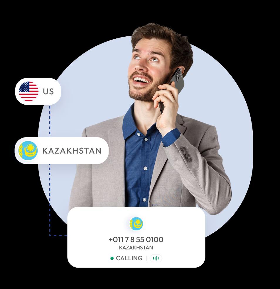 best time to call kazakhstan from usa