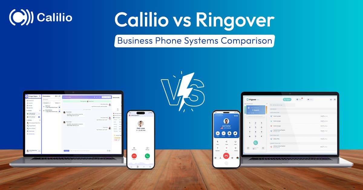 Calilio vs Ringover | Business Phone Systems Comparison 2026
