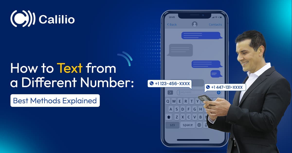 a man check common ways to text from a different number