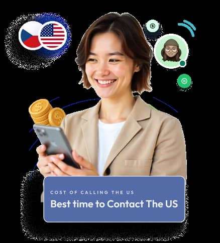 Best time to contact the US international calling guide banner