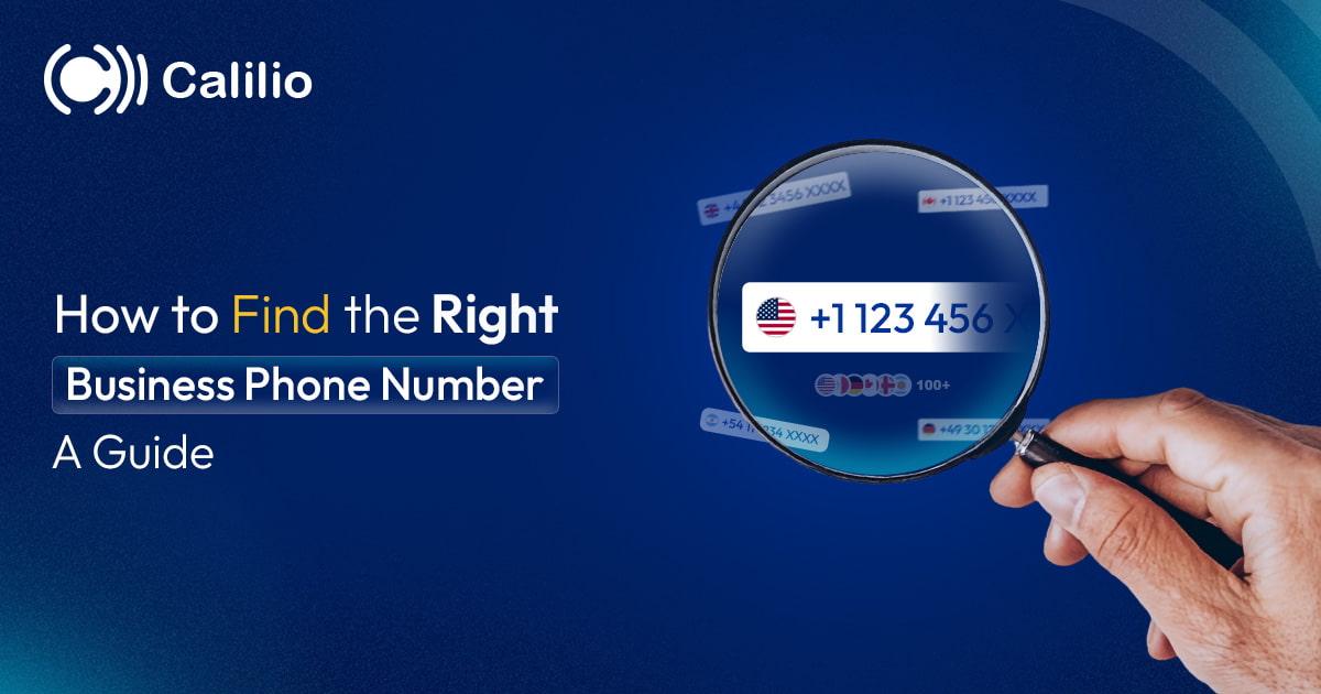 how to find the right business phone number