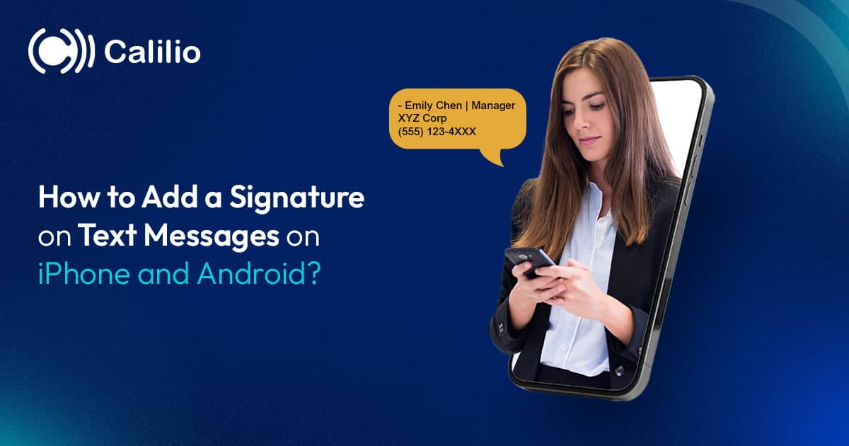 How to Add a Signature on Text Messages on iPhone and Android?