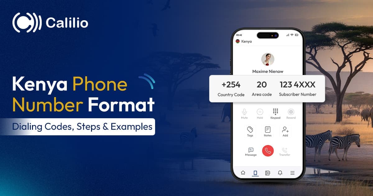 Kenya Phone Number Format: Dialing Codes, Steps & Examples