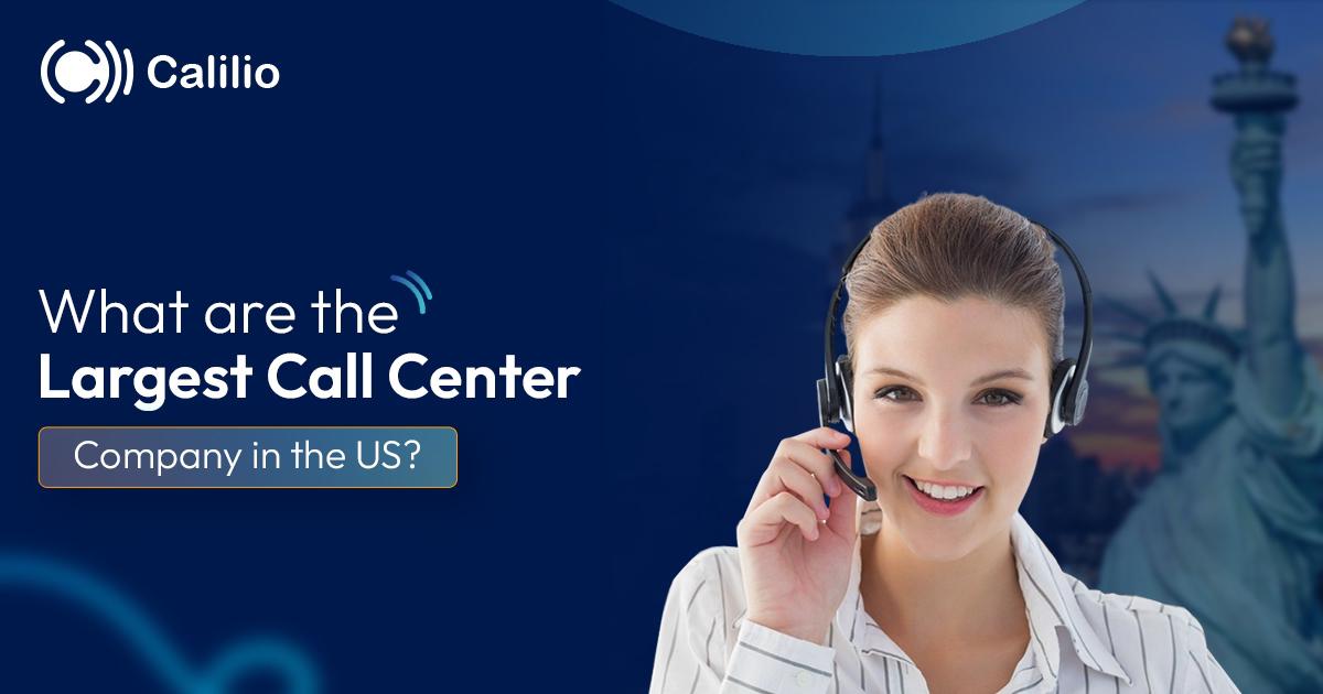 A call center employee making a call to her customer