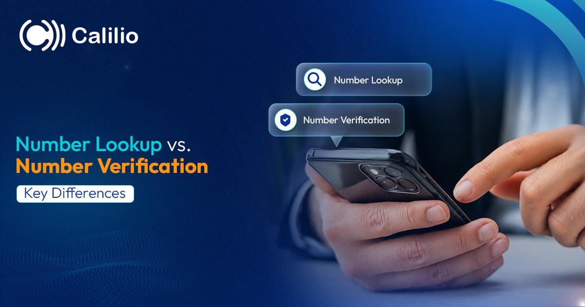 phone number lookup vs number verification key differences