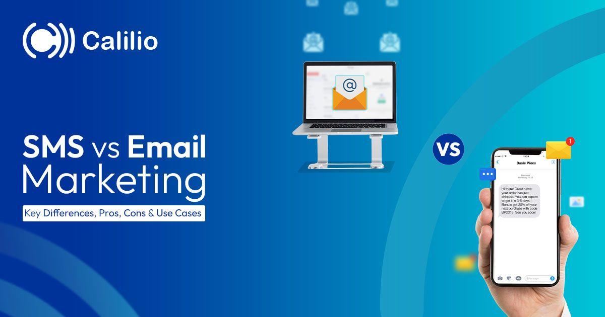 SMS vs Email Marketing: Key Differences, Pros, Cons & Use Cases