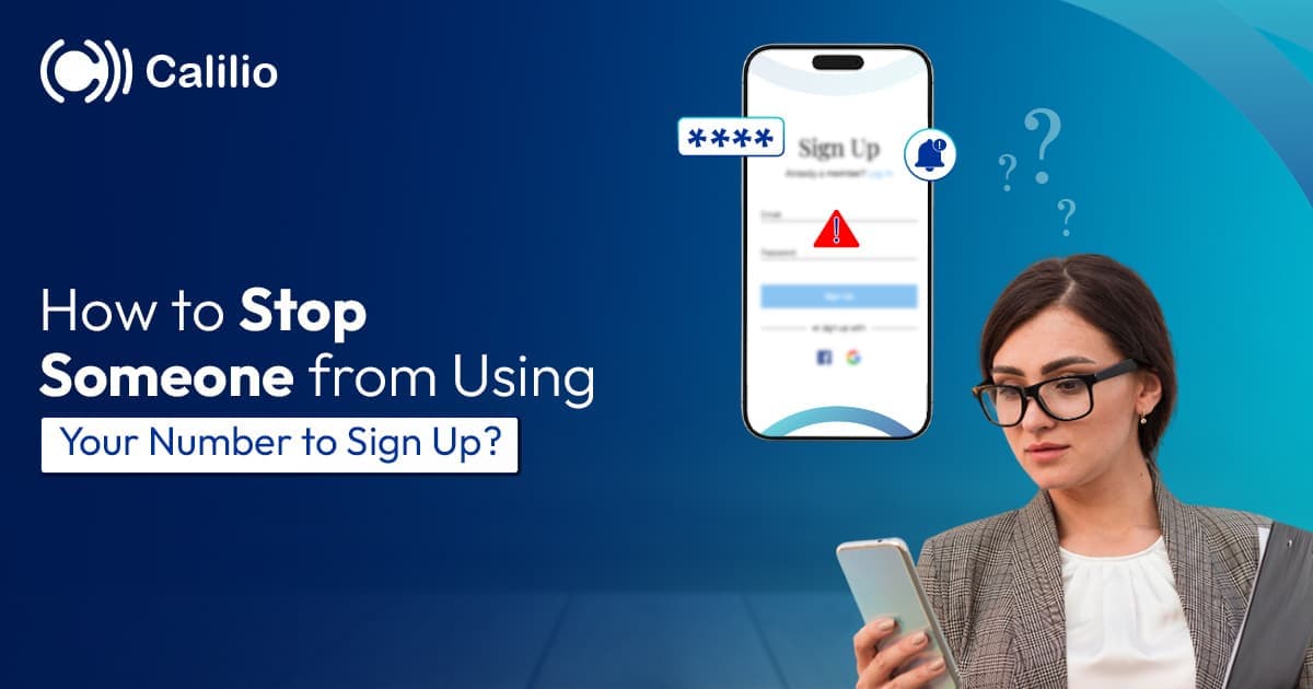 How to Stop Someone from Using Your Number to Sign Up?