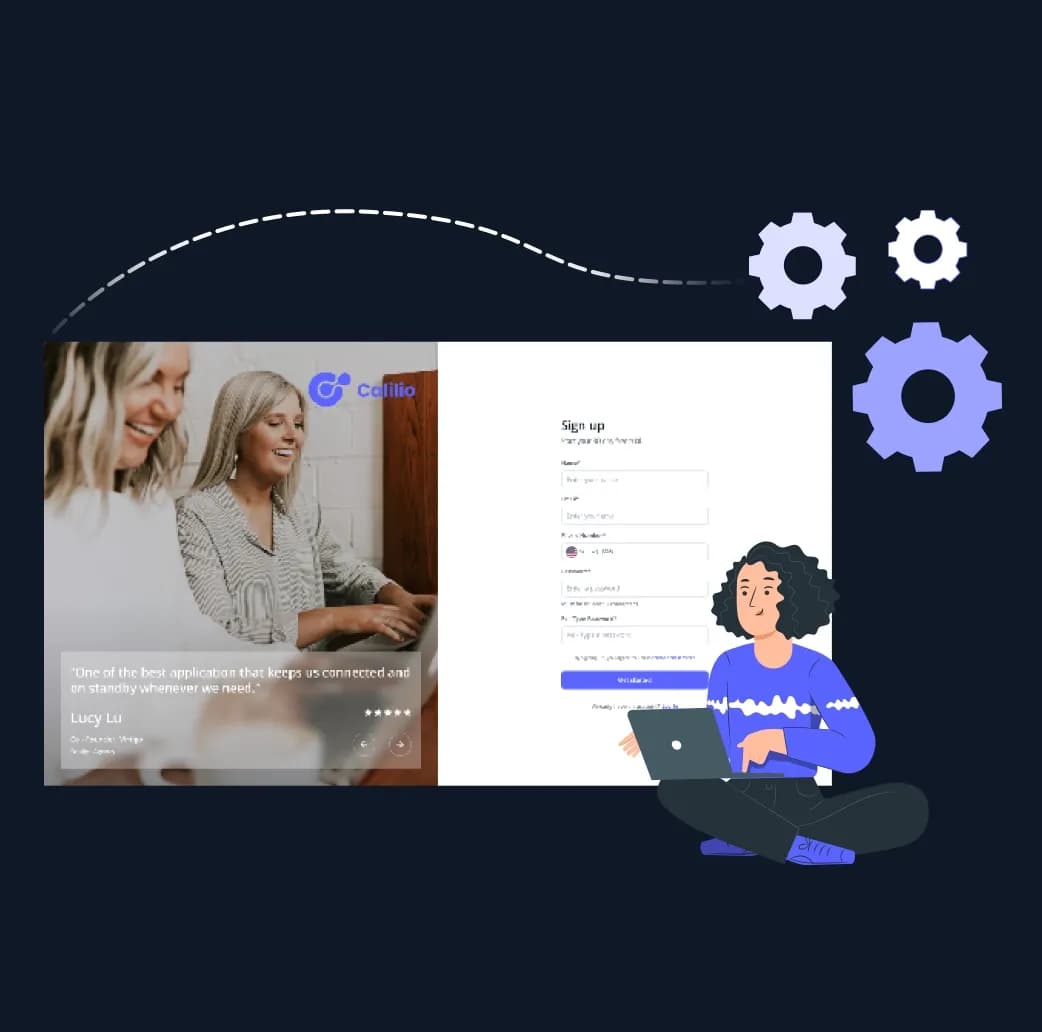 display calilio user friendly interface