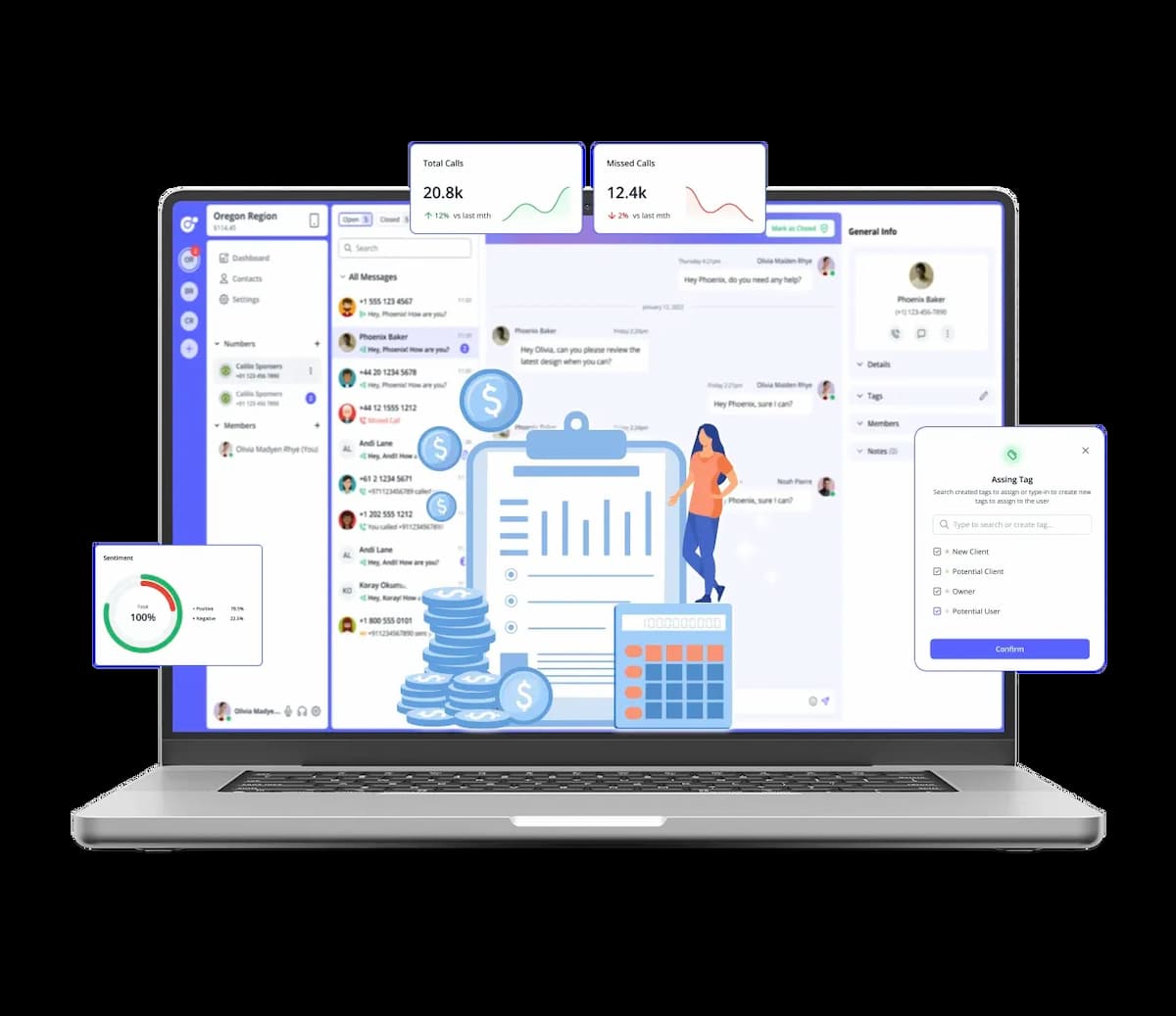 Business uses of 515 area code phone number