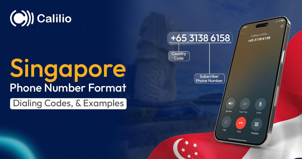 Singapore Phone Number Format: Dialing Codes & Examples