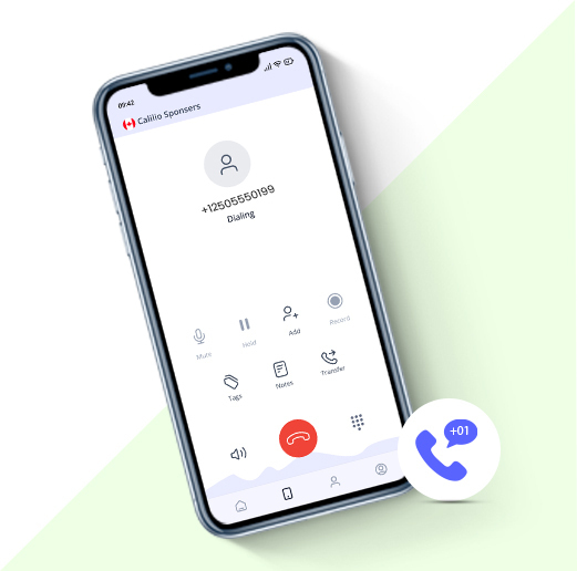 National phone number with Canada area code