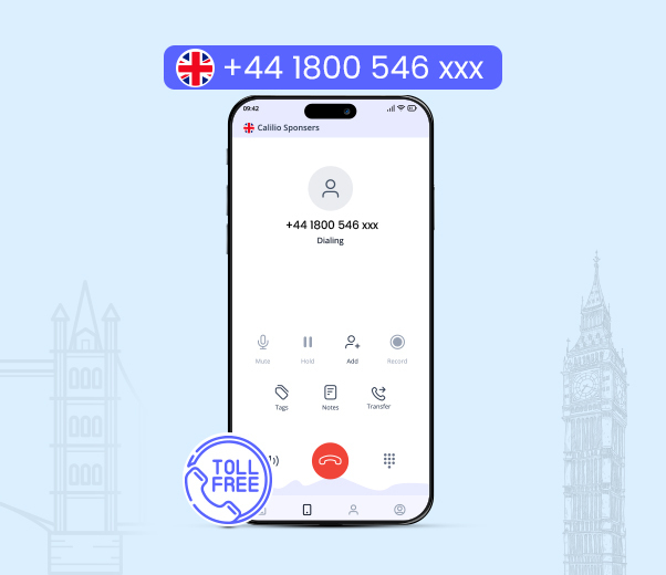 UK toll-free number