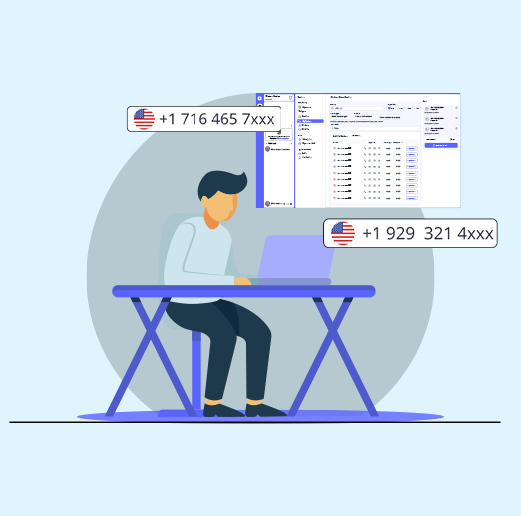 Easily get NY area code numbers