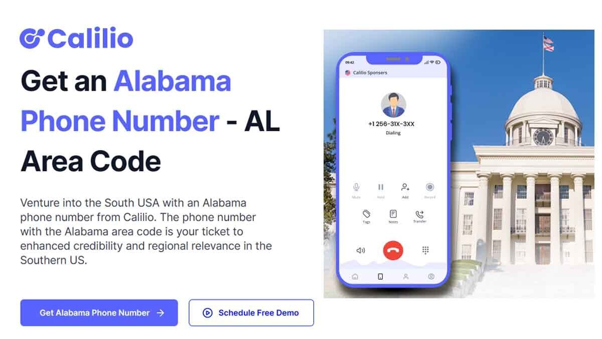 Buy an Alabama Phone Number AL Area Code Solutions