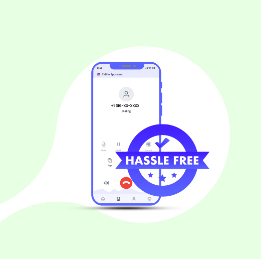 A smartphone with hassle-free check mark