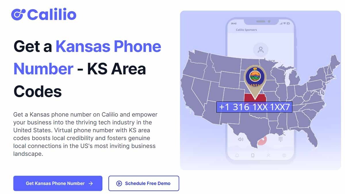 Get Kansas Phone Numbers Local KS Area Codes 316, 620, 785, & 913