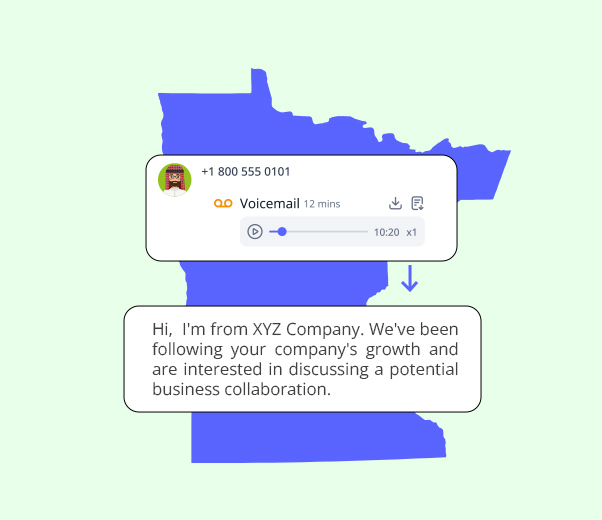 Get Minnesota Phone Numbers Local Area Codes 218, 320, 507, 612 & more.